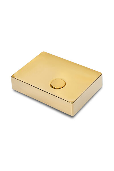 CELESTA Chiuvetă de baie de blat Toronto Ceramic Gold Gloss 50x36x11 cm