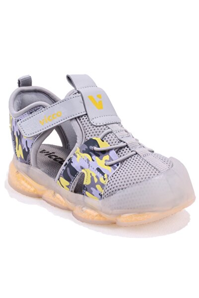 Vicco Monrovia 321b24y211 Gray Orthopedic Days Lighted Boys' Sports Shoes San...