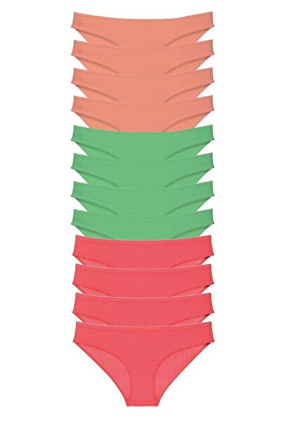 Mestore طقم سراويل داخلية نسائية من الليكرا مكونة من 12 قطعة 509