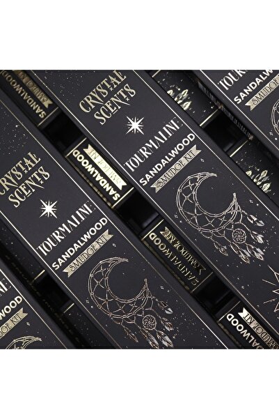 AW Gifts Tămâie parfumată cu cristale de turmalină - Santal