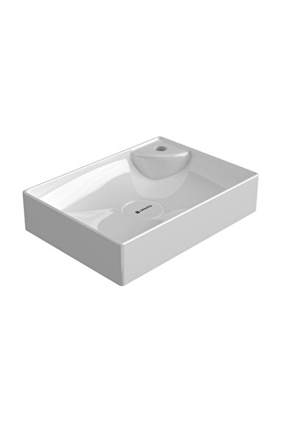 CELESTA Chiuvetă de baie Montreal, 50x36x11 cm, gaură pentru baterie, ceramic...