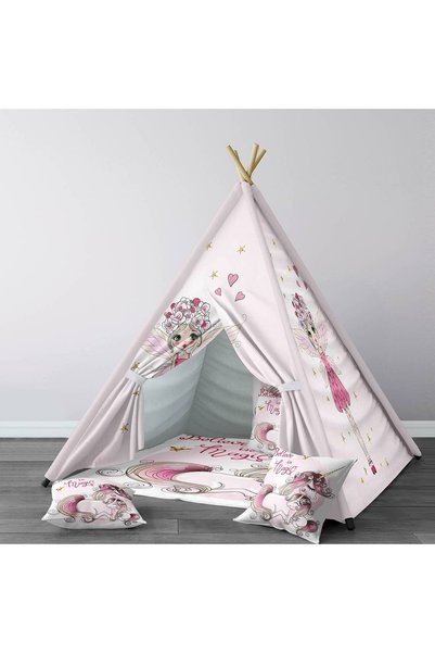 instababyrooms Çocuk Oyun Çadırı Peri, Unicorn, Sihir Dijital Baskılı