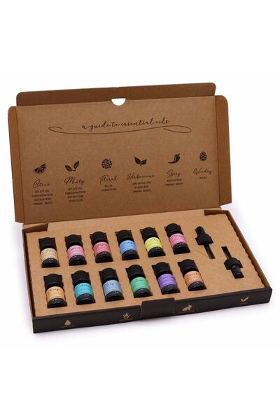 AW Gifts Set de uleiuri esențiale pentru aromaterapie - Toamnă