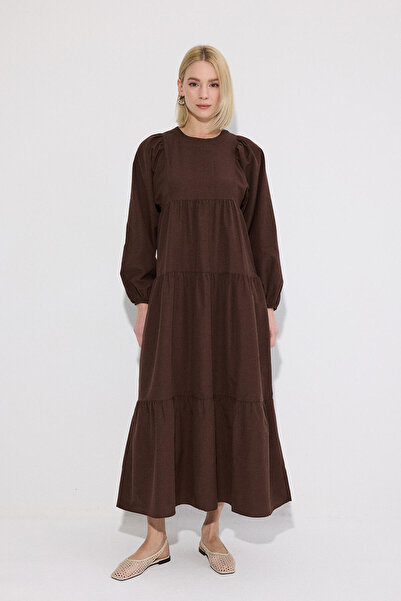 Touché Privé Crew Neck Linen Dress