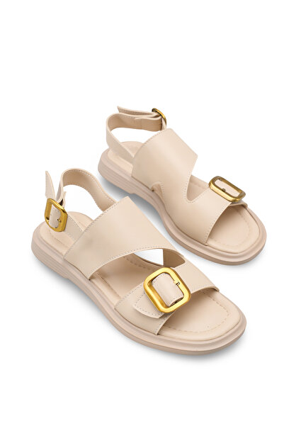 Riccon Women's Sandals 0012289 Beige Skin