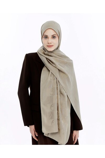 Valentino Orlandi Alia Shawl - New Dama Patterned - Stone