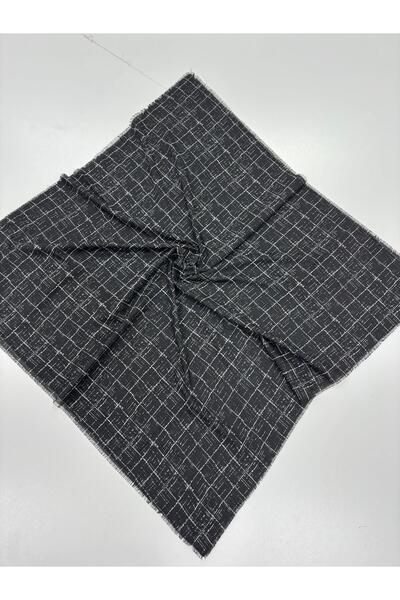 NİSA İPEK Desenli Flamlı Yazma Eşarp