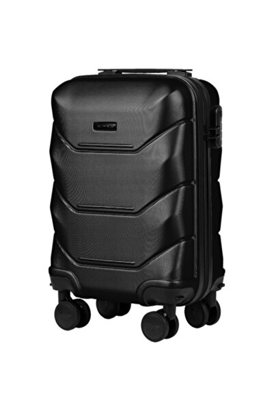 wings Peacock 3.0 Cabin Trolley 51.5cm ABS Black