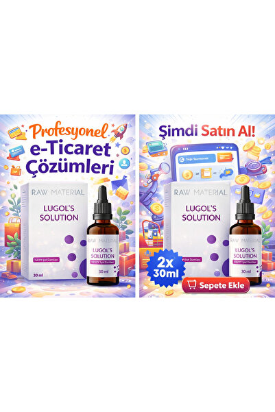 More Than Us Raw Material Lugols Solution IYOT yüzde 2