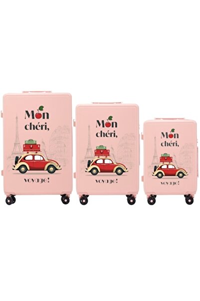 wings Set of 3 Travel Suitcases Mon Chéri
