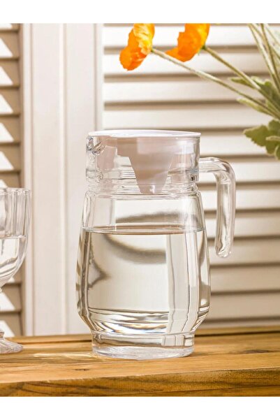 LC Waikiki Renksiz Kapaklı Cam Sürahi 1300 Ml (S6)