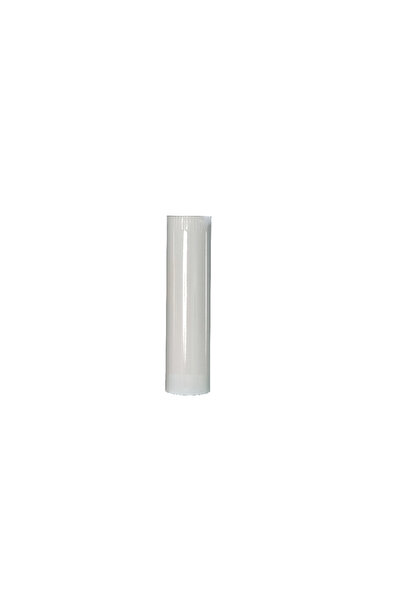 regata Stove Flue Pipe 120mm x 500mm Steel, White, 400°C,