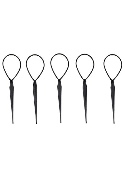 esmara Set of 5 Esmara hair accessories, length 18 cm, plastic, black