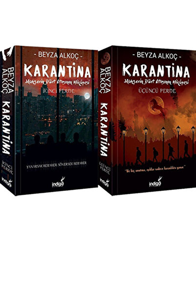 İndigo Kitap Karantina 2 Karton Kapak ve Karantina 3 Karton Kapak (Beyza Alko...