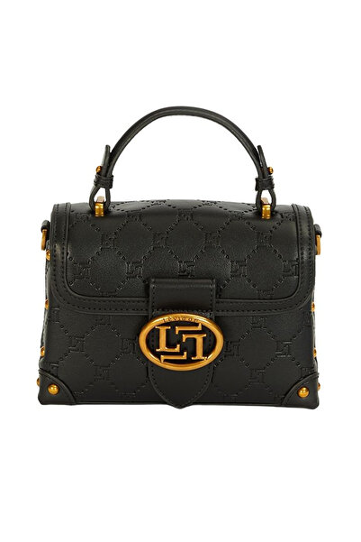 Levidor Black Small Size Long Strap Women's Handbag and Shoulder Bag Printed ...