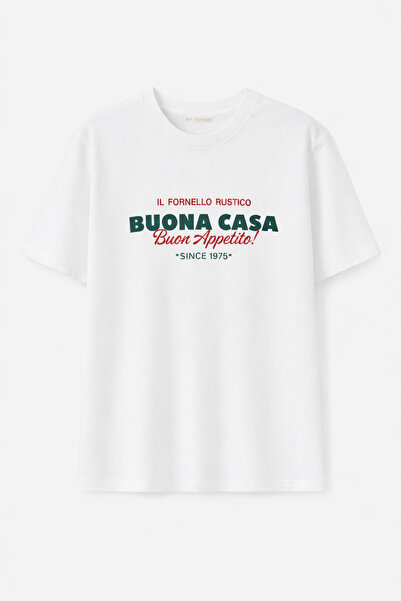 HAZELANNA Μπλουζάκι Buona Casa Λευκό