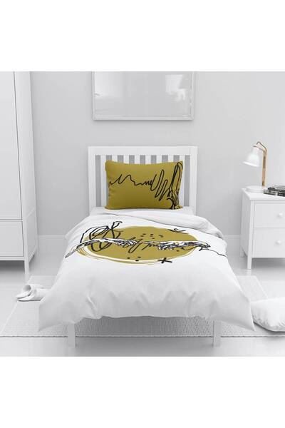 instababyrooms غرفة الأطفال قطن لو طقم غطاء لحاف ملاءة سرير سيز رسم تجريدي باليد