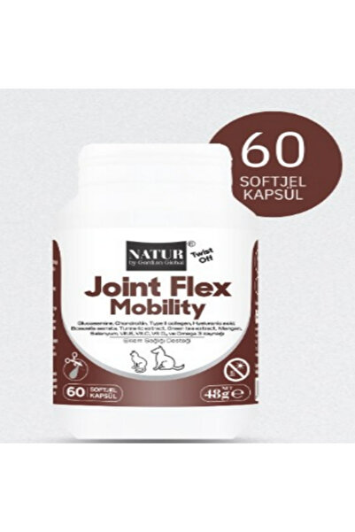Natür Natur Joint Flex Mobility Kedi & Köpek Eklem ve Kas Desteği 60 Soft Jel...