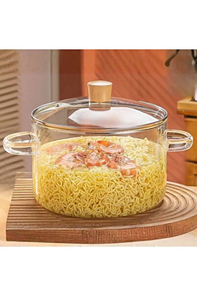 OEM Heat Resistant Glass Pot with Lid 3.5 Liters