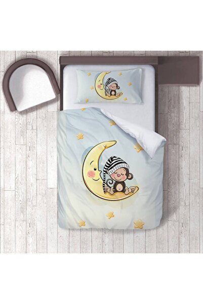 instababyrooms غرفة الأطفال قطن لوج <ن> <ن2> سيز مون آند مونكي