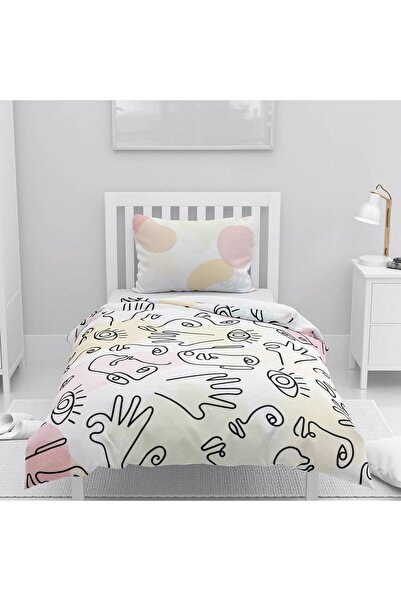 instababyrooms غرفة الأطفال قطن لو طقم غطاء لحاف ملاءة سرير سيز رسومات تجريدية