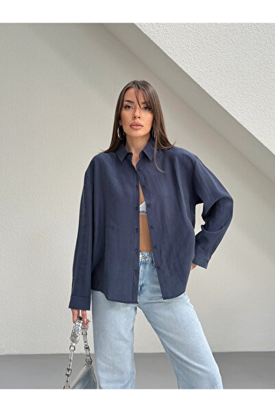 myd Tensel Gömlek - Lacivert