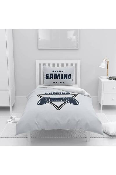 instababyrooms غرفة الأطفال قطن لو طقم غطاء لحاف ملاءة سرير سيز فيديو جيمز