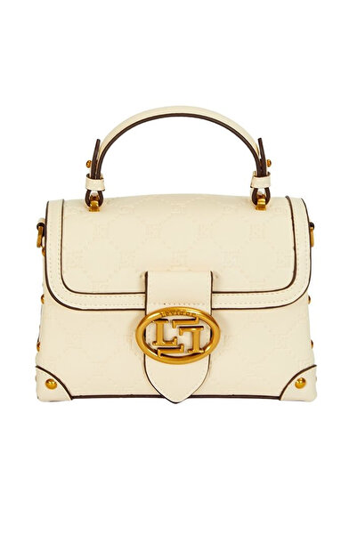 Levidor Cream Small Size Long Strap Women's Handbag and Shoulder Bag Printed ...