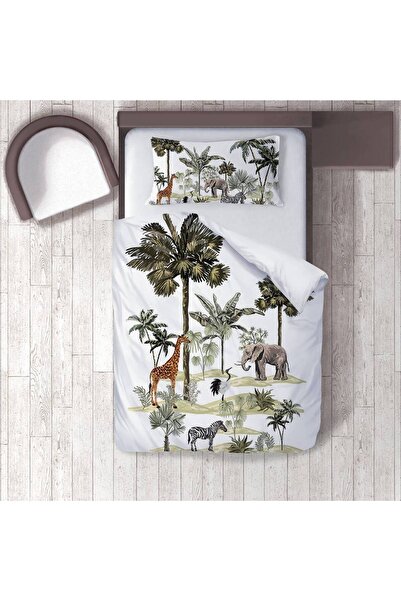 instababyrooms غرفة الأطفال قطن لو طقم غطاء لحاف ملاءة سرير سيز سفاري أنيمالز