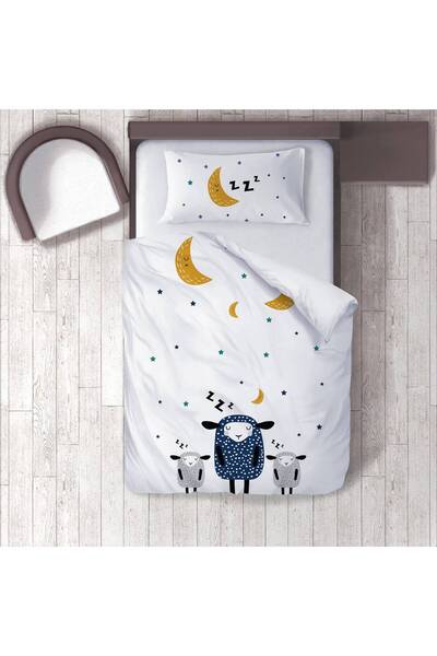 instababyrooms Children's Room Cotton Lu Duvet Cover Set Bed Sheet Sız Koyunl...