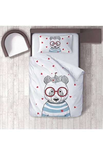 instababyrooms غرفة الأطفال قطن لو طقم غطاء لحاف ملاءة سرير سيز باندا رقم 01383