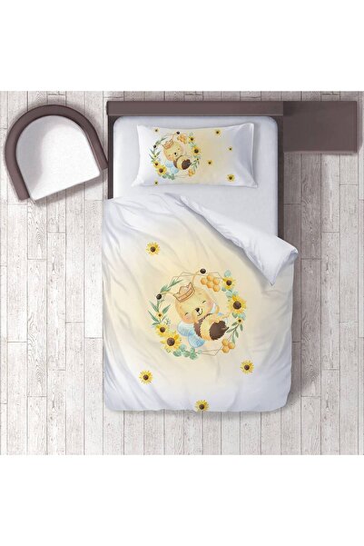 instababyrooms Children's Room Cotton Lu Duvet Cover Set Bed Sheet Sız Arı