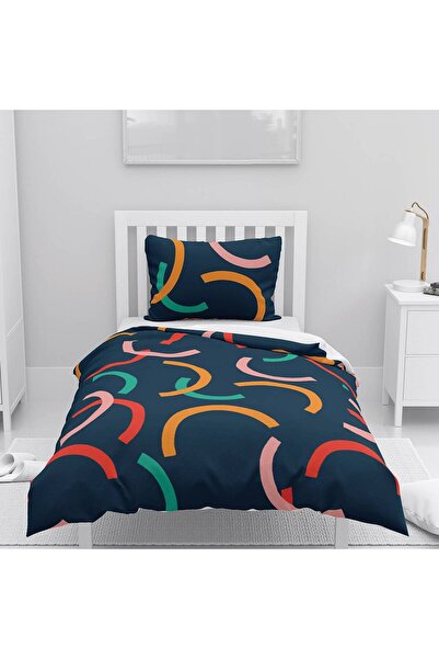 instababyrooms غرفة الأطفال قطن lu طقم غطاء لحاف ملاءة سرير sız خطوط منحنية ت...