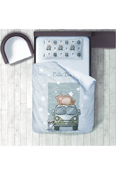 instababyrooms غرفة الأطفال قطن لو طقم غطاء لحاف ملاءة سرير شخصيات الدب والفأ...