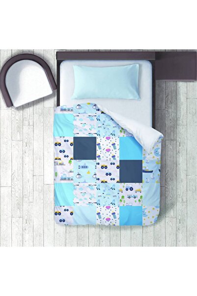 instababyrooms Children's Room Cotton Lu Duvet Cover Set Bed Sheet Sız Vehicl...