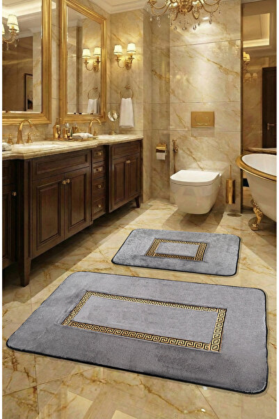 FeelHome Meram Αντιολισθητική σόλα , Μαλακό, Απορροφητικό, Σετ 2 τεμαχίων Ult...