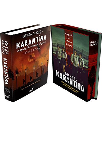İndigo Kitap Karantina 3 Ciltli ve Karantina 1. Perde Film Özel Baskı Ciltli ...