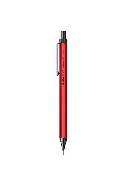 Scrikss Octagon-X Mekanik Kurşun Kalem 0.7 mm Kırmızı