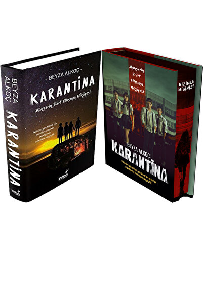 İndigo Kitap Karantina 1 Ciltli ve Karantina 1. Perde Film Özel Baskı Ciltli ...