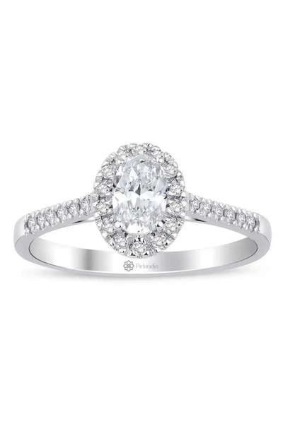 Pırlandia 1,00 Karat Doğal Pırlanta Topaz Yüzük