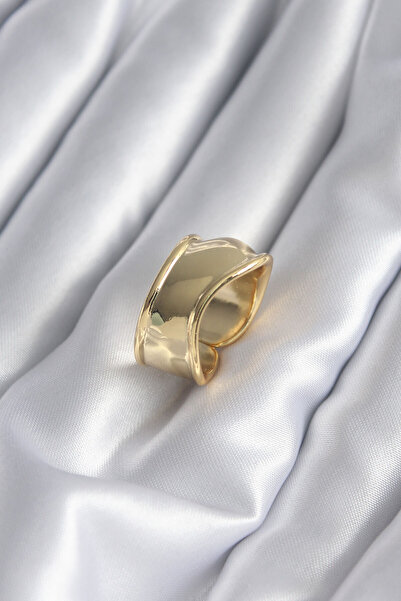 ANGELSS JEWELLERY Gold Color Plate Women's Ring Brand Model Ring