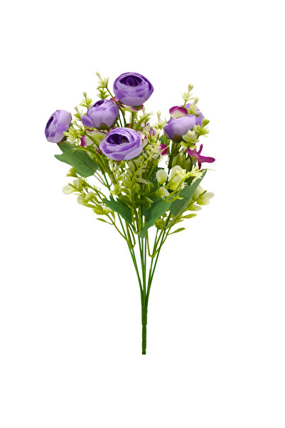 Çınar çiçekçilik Buchet de trandafiri artificiali, 2 culori, aranjament decor...