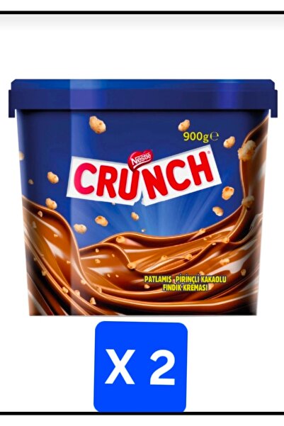 Nestle Crunch Patlamış Pirinçli Kakaolu Fındık Kreması 2 li Avantaj Paket