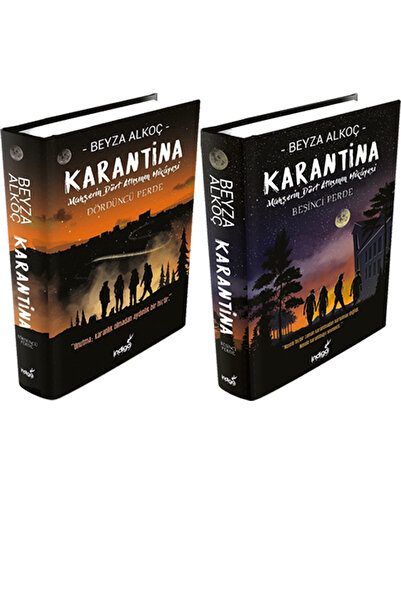 İndigo Kitap Karantina 4 Ciltli ve Karantina 5 Ciltli (Beyza Alkoç) 2'li Set