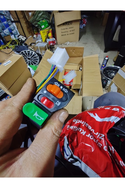 RKS Elektrikli Bisiklet Sinyal ve Lamba Korna Düğmesi