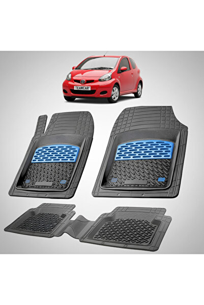 TEAMCAR Πατάκια δαπέδου Toyota Aygo AB10 Συμβατά Hatchback 2008-2012 | Μπλε
