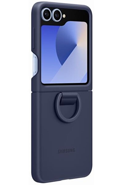 Samsung Carcasă din silicon pentru Galaxy Z Flip6 EF-PF741TNEGWW Albastru marin