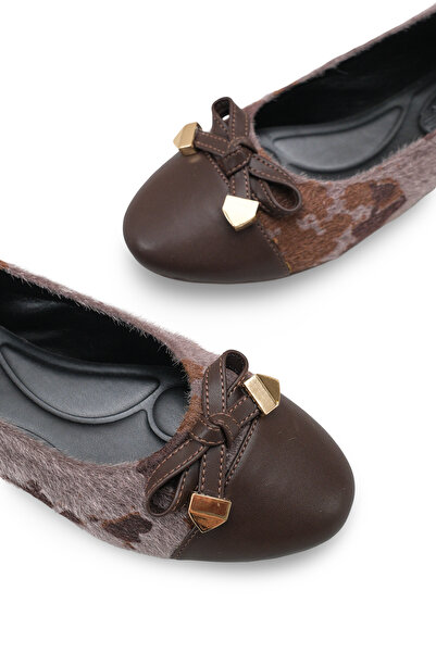 Riccon Žene Baletanke 0012025 Smeđa koža