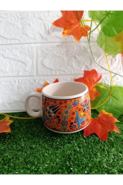 Home فنجان قهوة من السيراميك منقوش من طراز أناضوليا تشيني