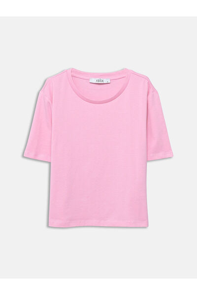 LC Waikiki Νέα σεζόν Crew Neck Γυναικείο Crop - S5GP12Z8